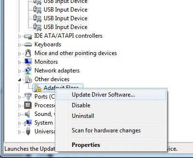 Update Driver software